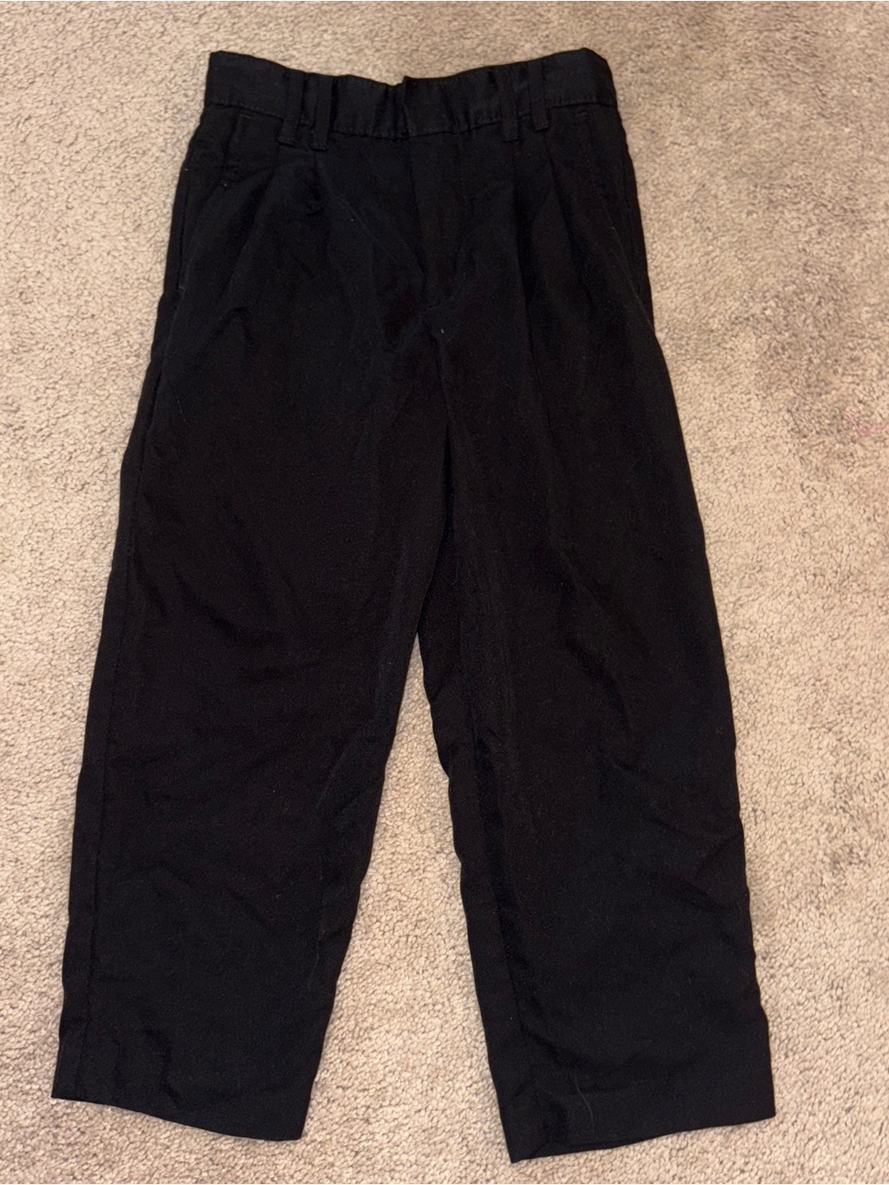 Boy’s Classic Black Dress Pants Size: 5